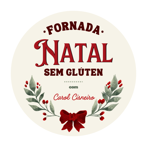 Logotipo Fornada Natal Sem Glúten com Carol Cisneiro